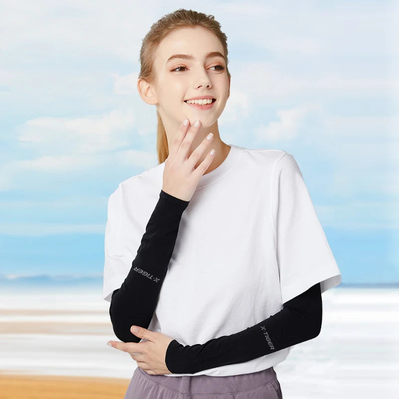 X-TIGER Arm Sleeves Ice Fabric