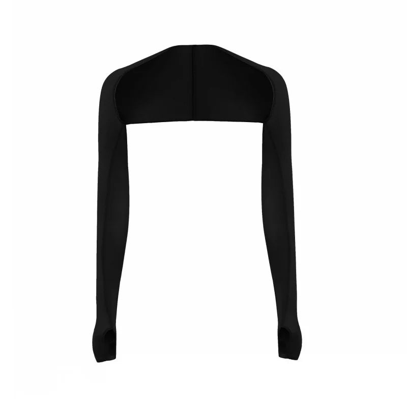 One Shoulder Sleeves Neck Shading and UV Protection Sleeves
