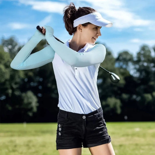 One Shoulder Sleeves Neck Shading and UV Protection Sleeves