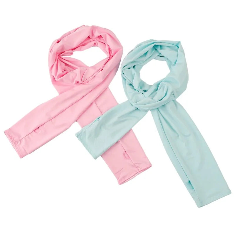 One Shoulder Sleeves Neck Shading and UV Protection Sleeves